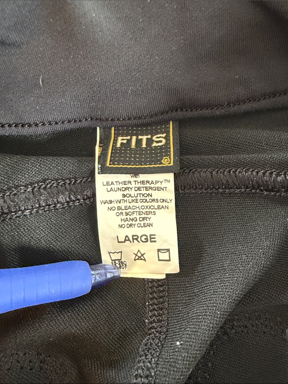 FITS PerforMAX Black Full Seat Riding Breeches - Picture 8 of 9